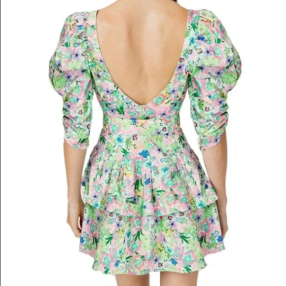 NWOT For Love & Lemon Jardine Mini Dress - Picture 4 of 10